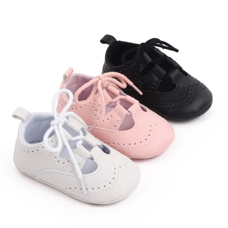 Newborn Baby Boy Girl Shoes Casual PU Leather Baby Shoes Rubber Sole Anti-slip Toddler First Walkers Infant Girl Shoes Moccasins