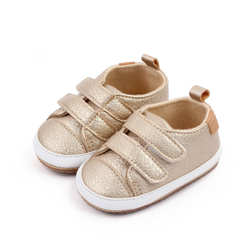 Brand New Toddler Baby Girls Shoes PU Leather Shoes Soft Sole Crib Shoes Spring Autumn First Walkers